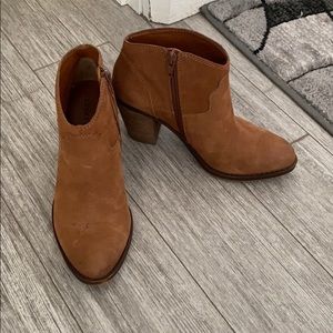 Lucky Brand: Brown Heeled Booties